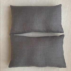 Pair of Restoration Hardware throw pillows